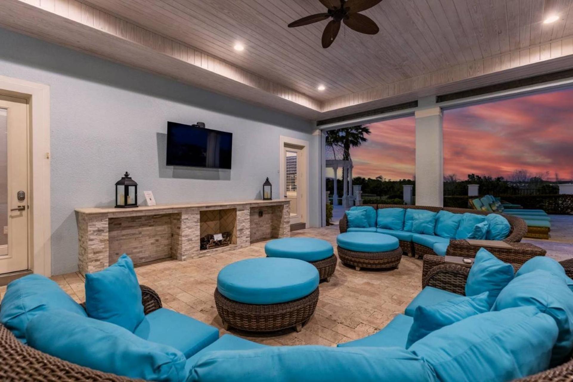 Beautiful 5 Star Mansion With Private Pool On The Prestigious Reunion Resort Orlando Mansion 6280 Kissimmee Eksteriør bilde