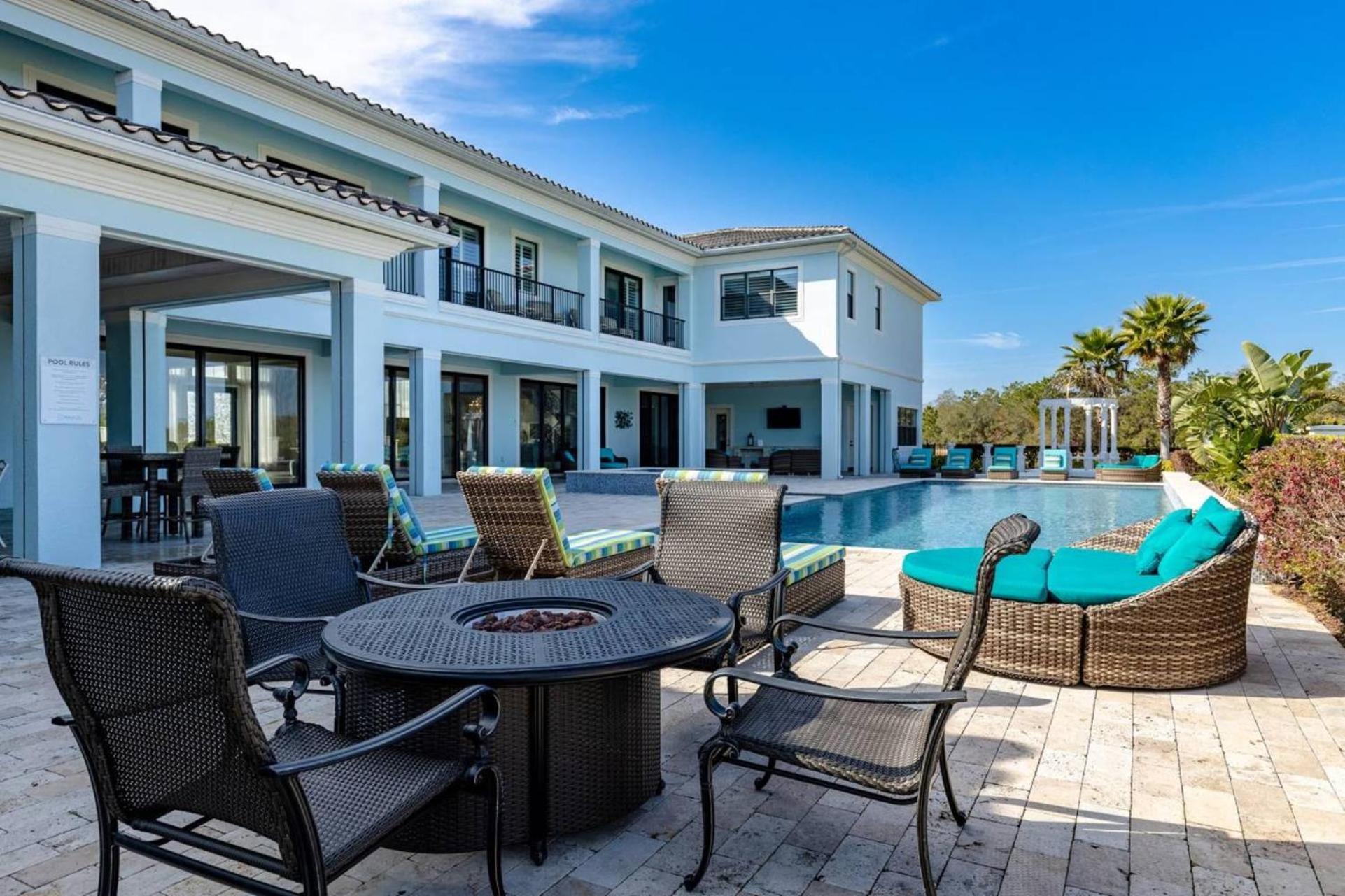 Beautiful 5 Star Mansion With Private Pool On The Prestigious Reunion Resort Orlando Mansion 6280 Kissimmee Eksteriør bilde