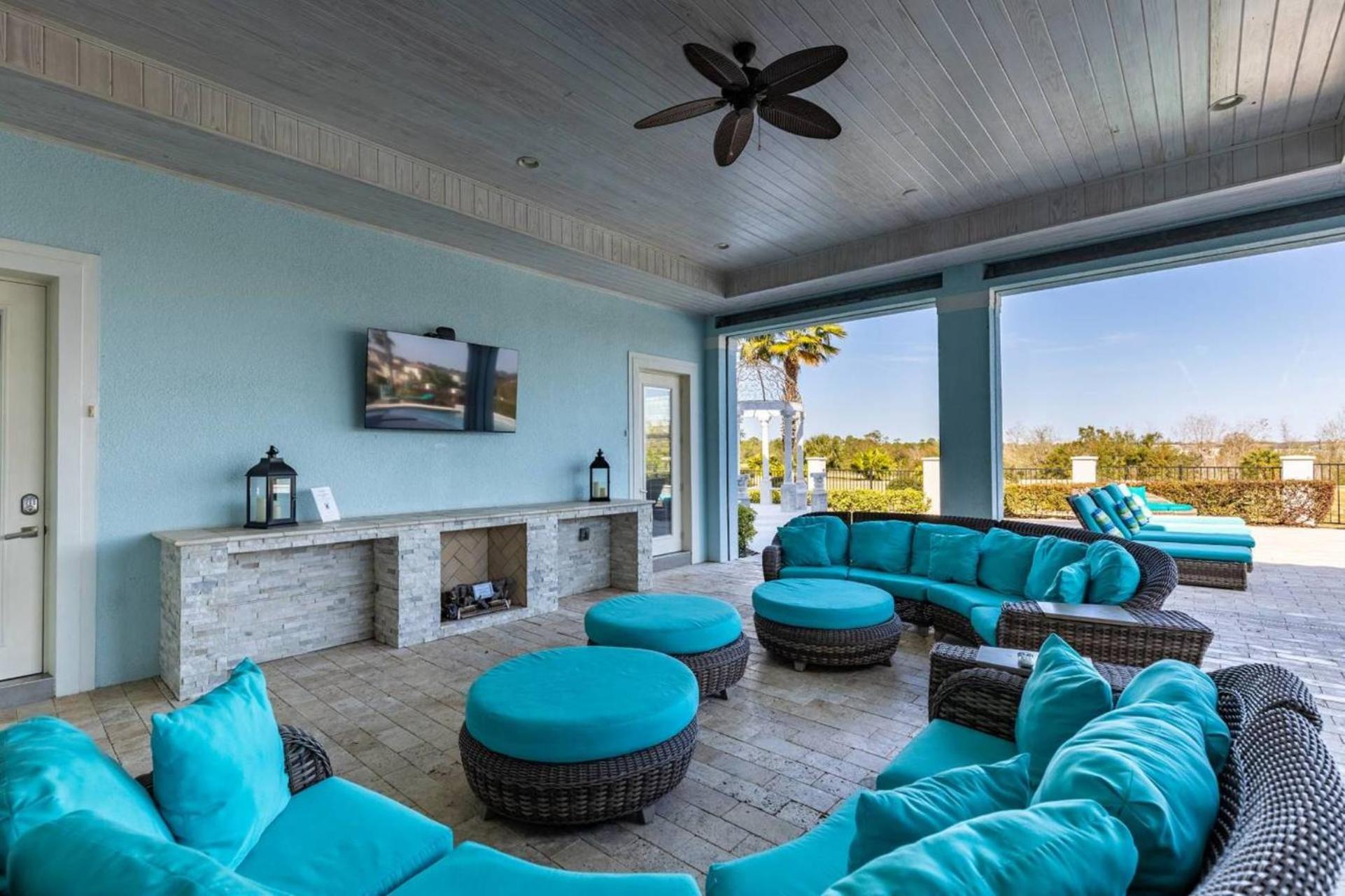 Beautiful 5 Star Mansion With Private Pool On The Prestigious Reunion Resort Orlando Mansion 6280 Kissimmee Eksteriør bilde