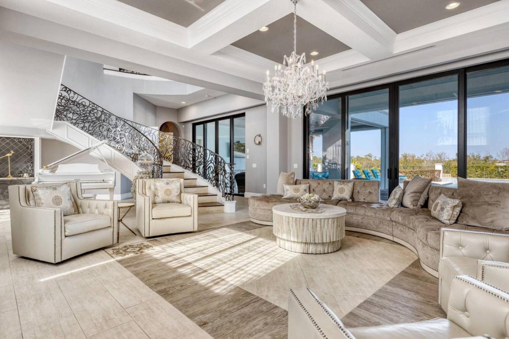 Beautiful 5 Star Mansion With Private Pool On The Prestigious Reunion Resort Orlando Mansion 6280 Kissimmee Eksteriør bilde
