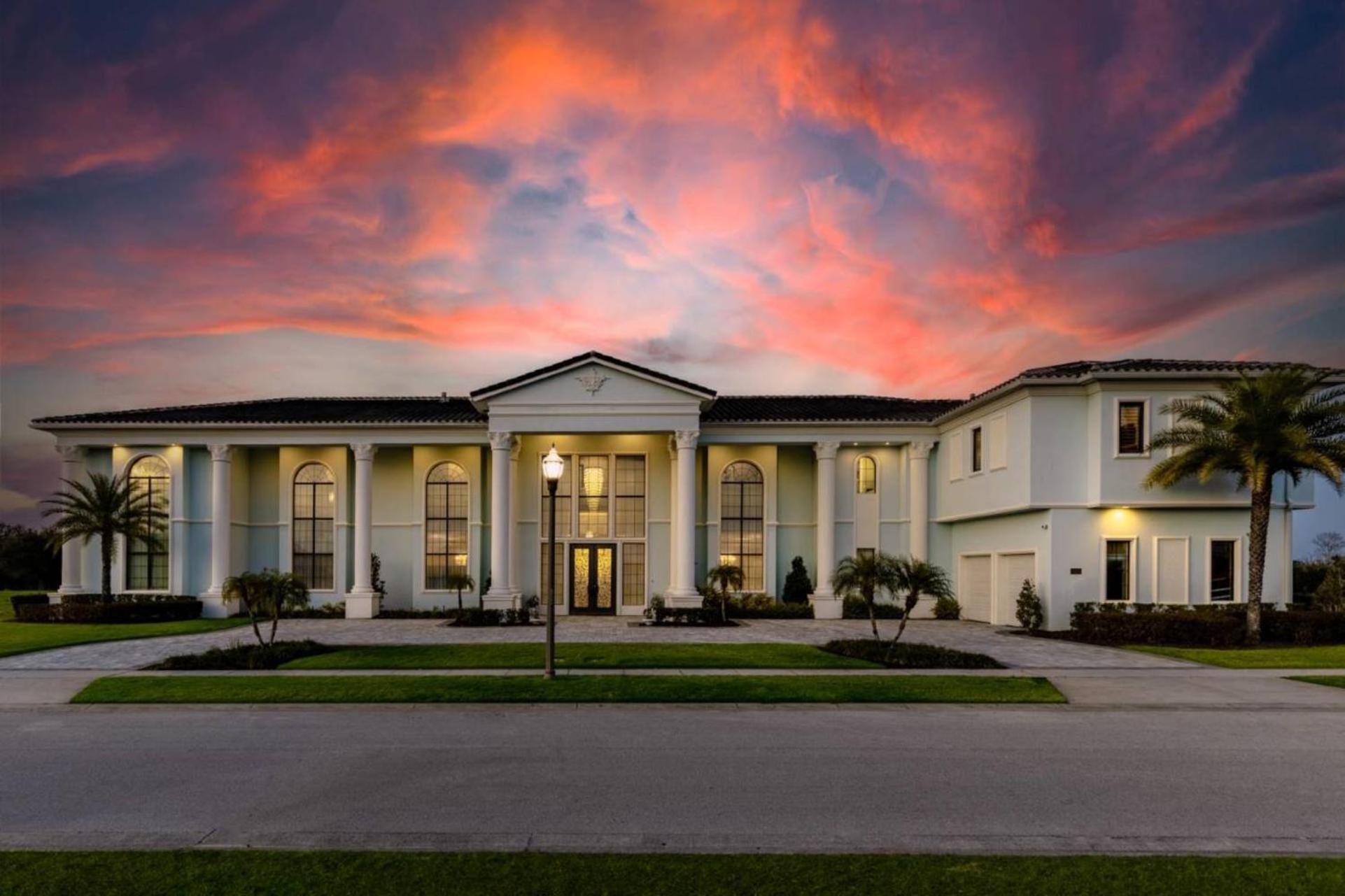 Beautiful 5 Star Mansion With Private Pool On The Prestigious Reunion Resort Orlando Mansion 6280 Kissimmee Eksteriør bilde